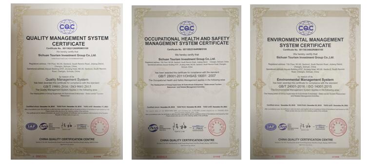 EMC易倍体育 ISO9001质量治理系统、OHSAS18001职业康健清静治理系统、ISO14001情形治理系统证书乐成取证